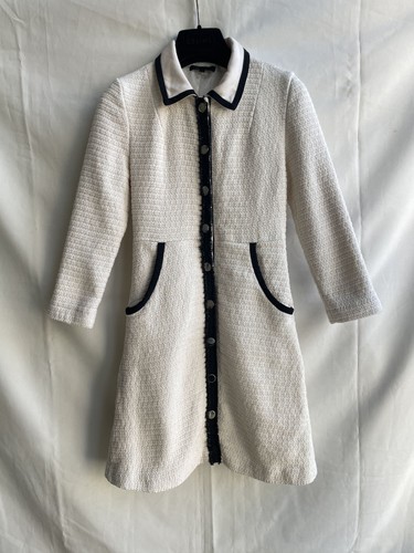 Maje loelia ecru - loelia, boucle