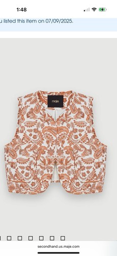 Maje sleeveless provençal - maje,