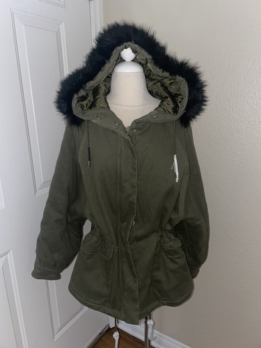 Maje khaki cotton - cotton, coat