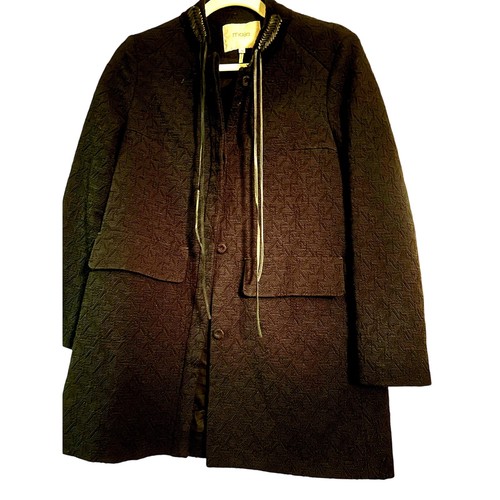 Maje gretelle leather trimmed - maje,